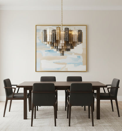 STELLATO Glass Tube Star Chandelier