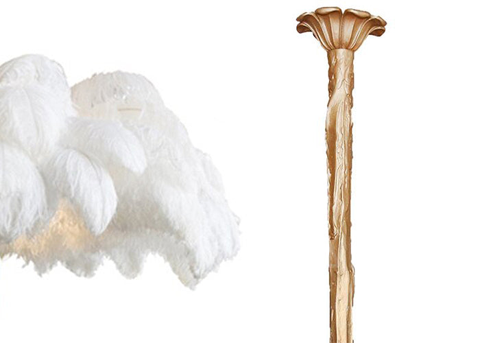 Feather Ostrich Chandelier