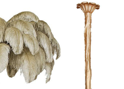 Feather Ostrich Chandelier