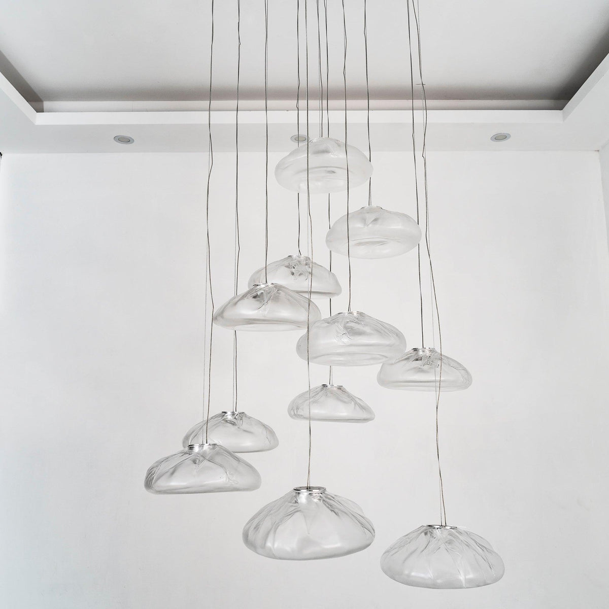 LENTE Glass Dome Cluster Pendant Light
