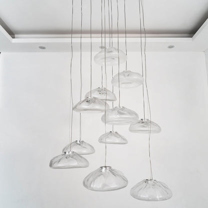 LENTE Glass Dome Cluster Pendant Light
