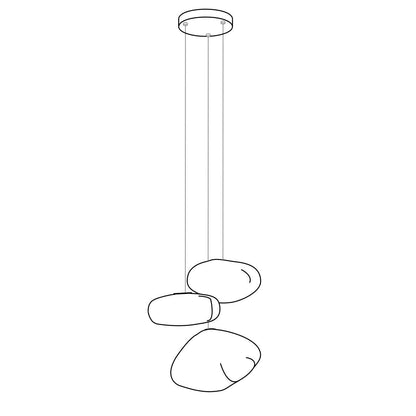 LENTE Glass Dome Cluster Pendant Light