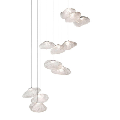 LENTE Glass Dome Cluster Pendant Light