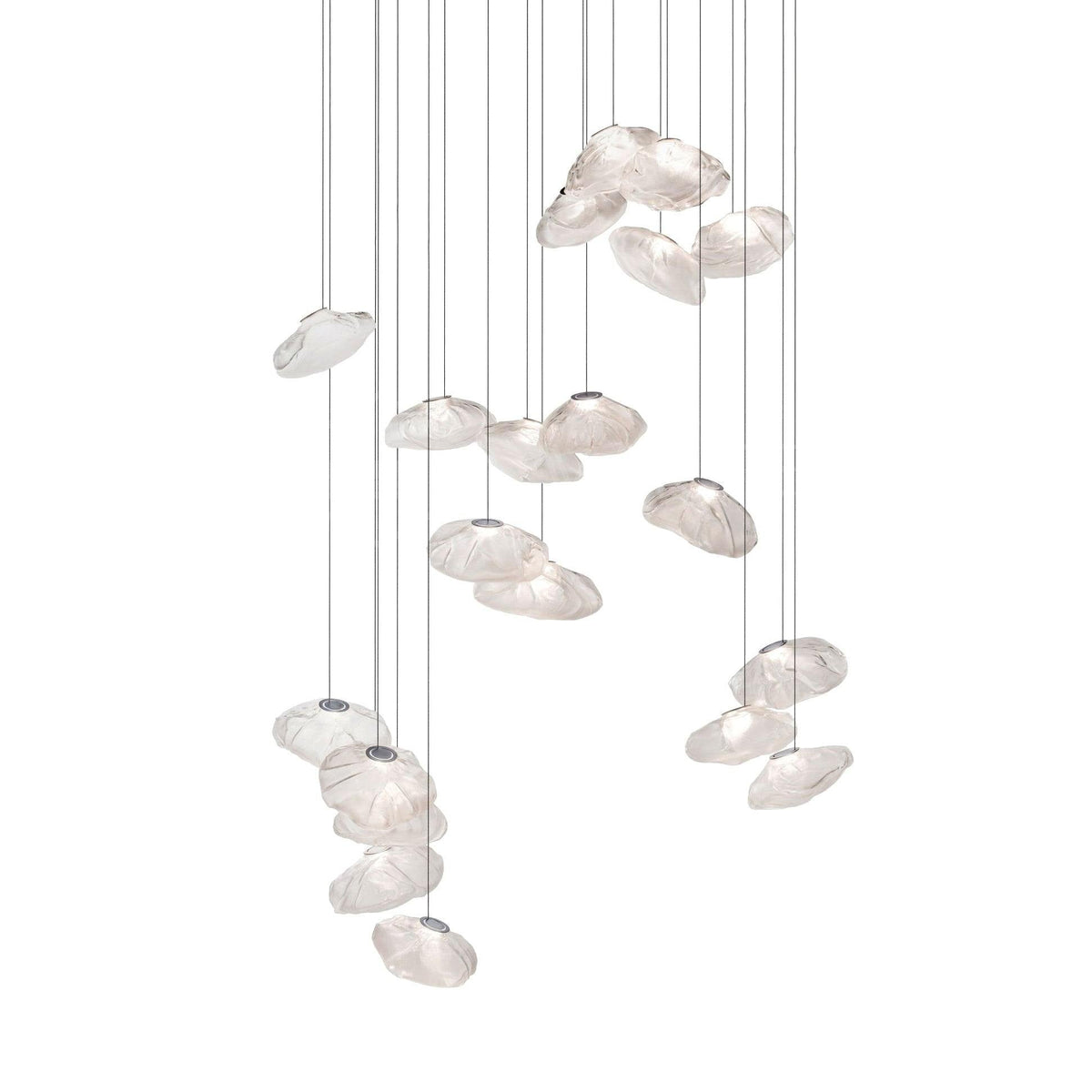 LENTE Glass Dome Cluster Pendant Light