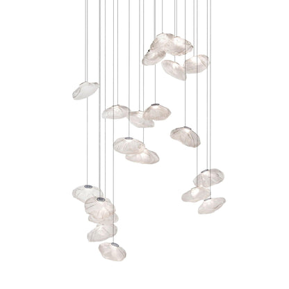 LENTE Glass Dome Cluster Pendant Light