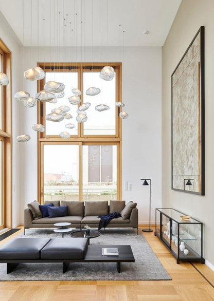 LENTE Glass Dome Cluster Pendant Light