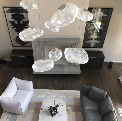 LENTE Glass Dome Cluster Pendant Light