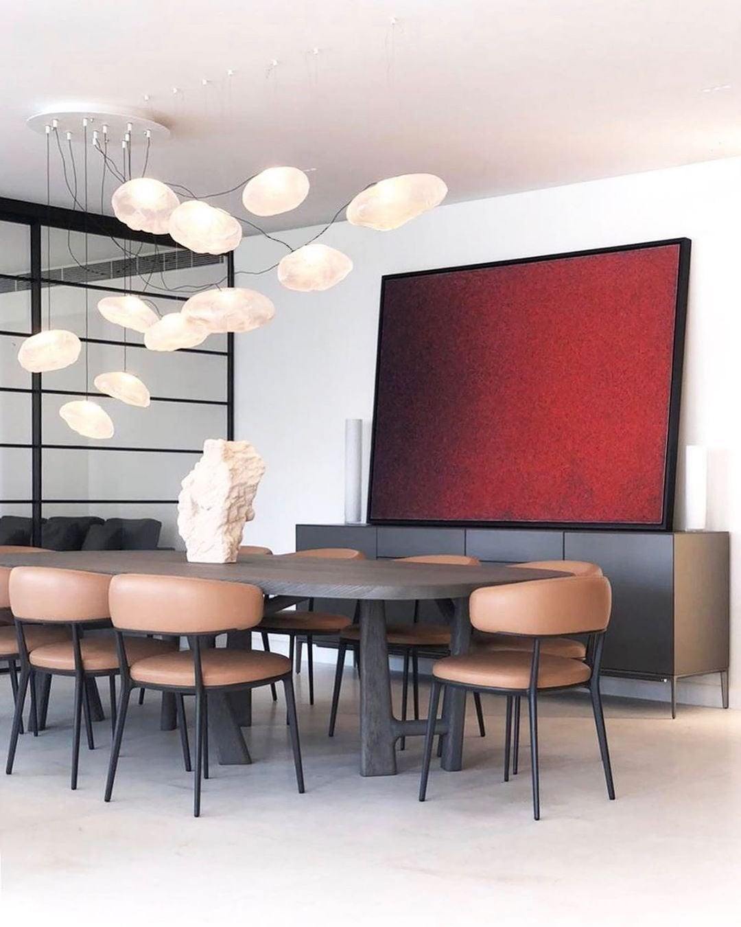 LENTE Glass Dome Cluster Pendant Light