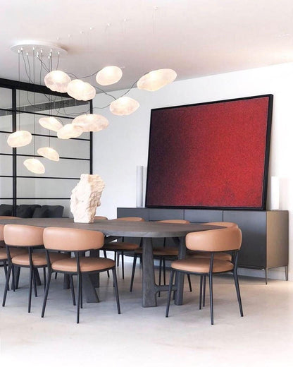 LENTE Glass Dome Cluster Pendant Light