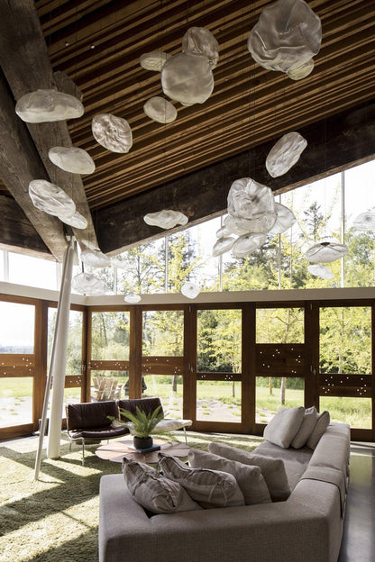 LENTE Glass Dome Cluster Pendant Light