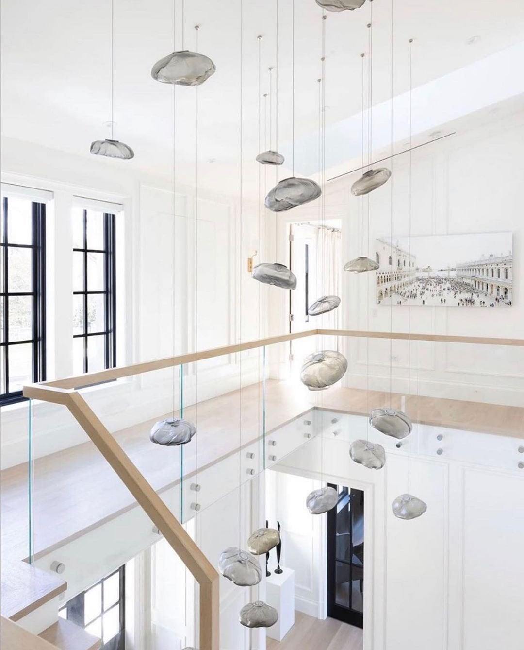 LENTE Glass Dome Cluster Pendant Light
