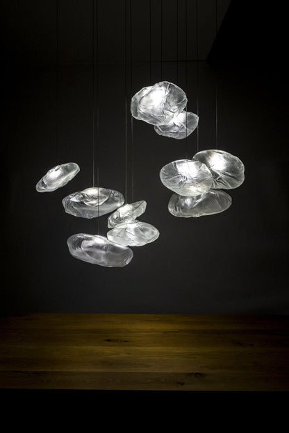 LENTE Glass Dome Cluster Pendant Light