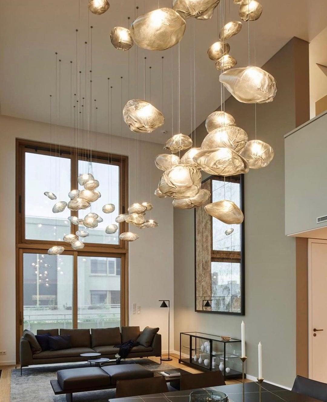 LENTE Glass Dome Cluster Pendant Light