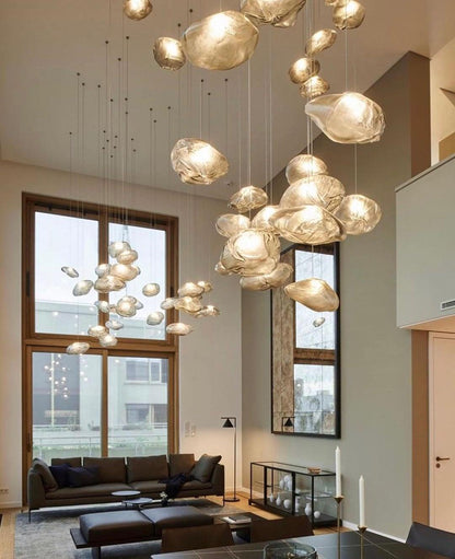 LENTE Glass Dome Cluster Pendant Light