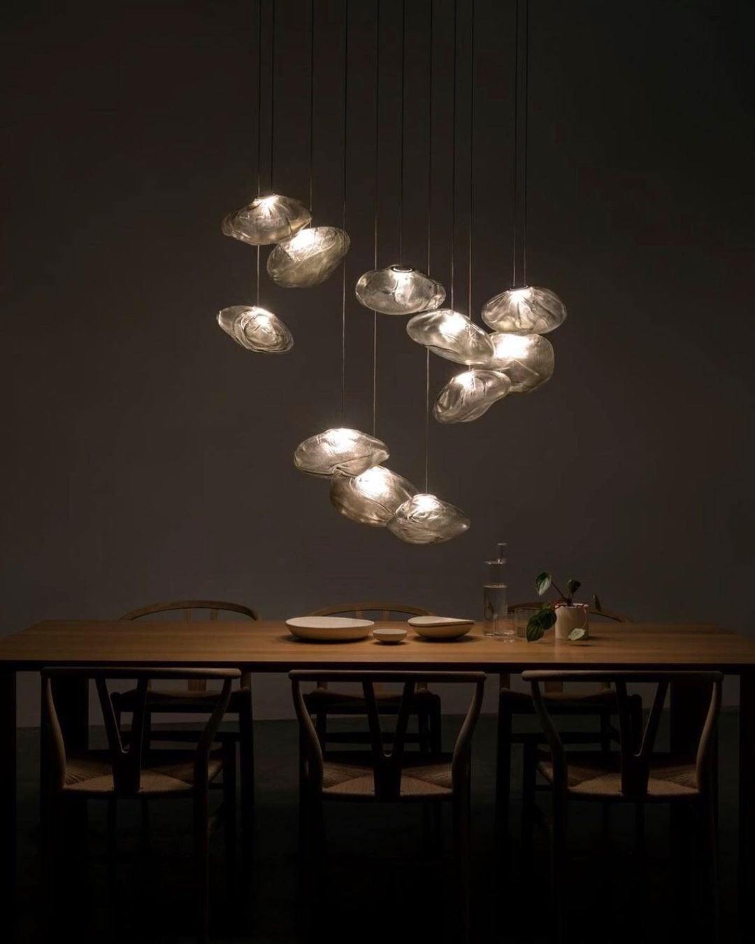 LENTE Glass Dome Cluster Pendant Light