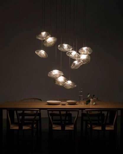 LENTE Glass Dome Cluster Pendant Light