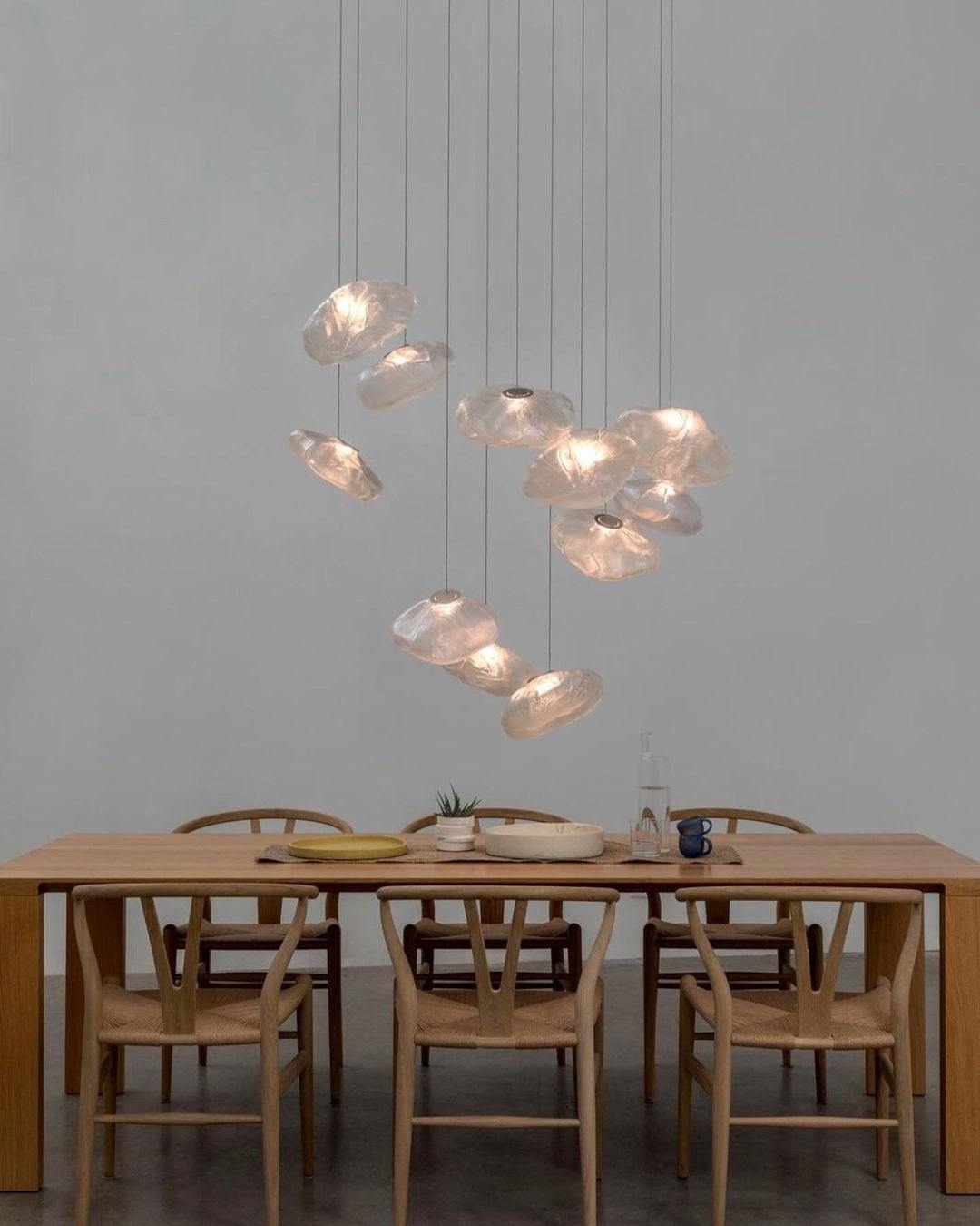 LENTE Glass Dome Cluster Pendant Light