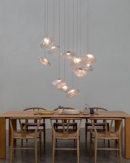 LENTE Glass Dome Cluster Pendant Light