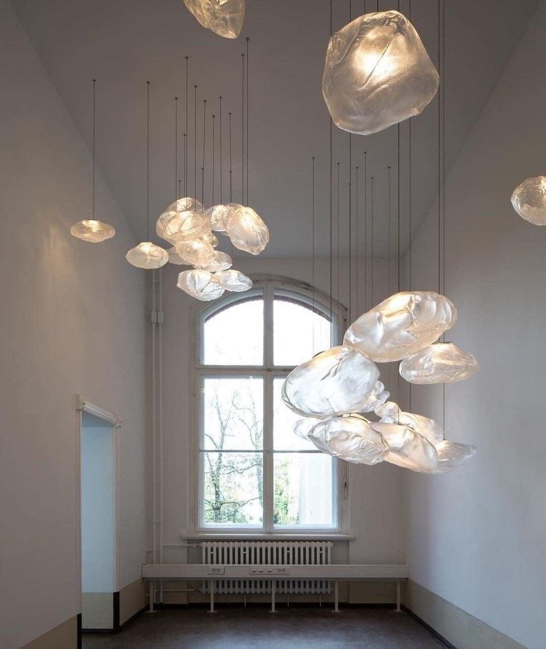LENTE Glass Dome Cluster Pendant Light
