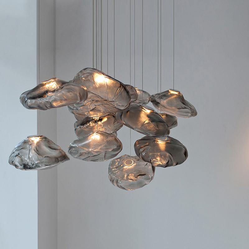 LENTE Glass Dome Cluster Pendant Light