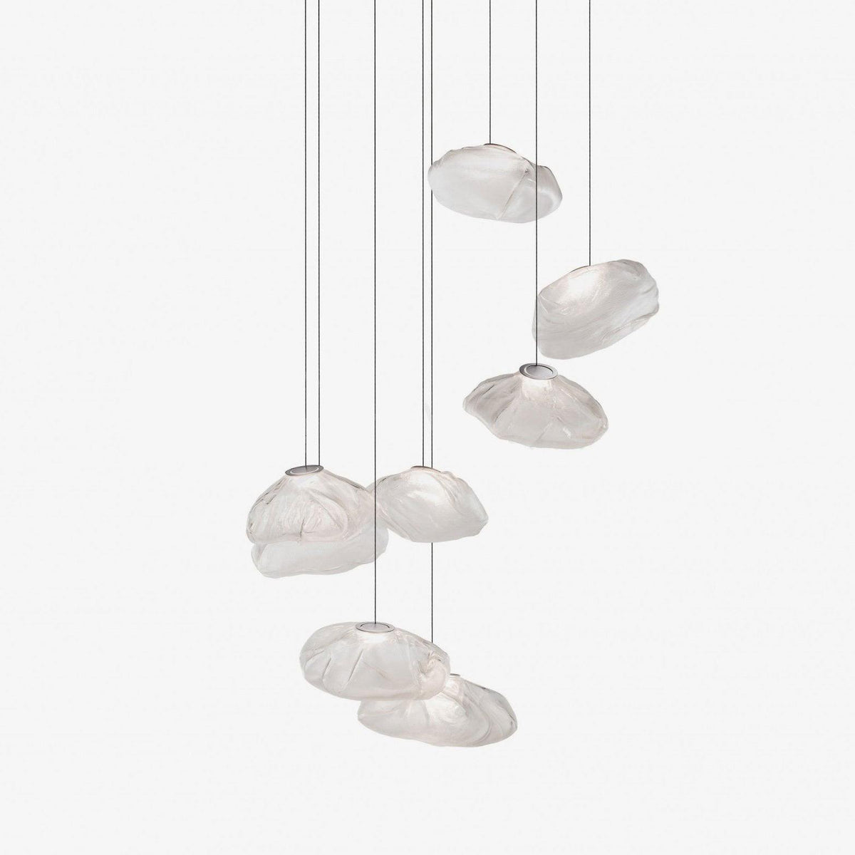 LENTE Glass Dome Cluster Pendant Light