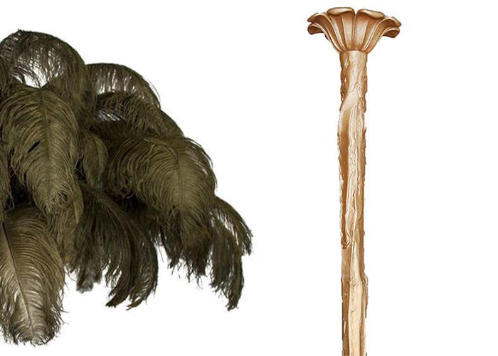 Feather Ostrich Chandelier