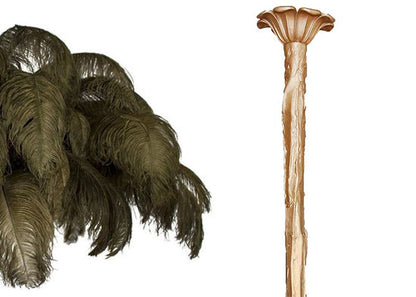 Feather Ostrich Chandelier