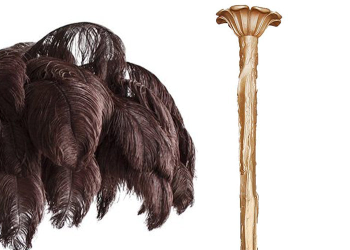 Feather Ostrich Chandelier