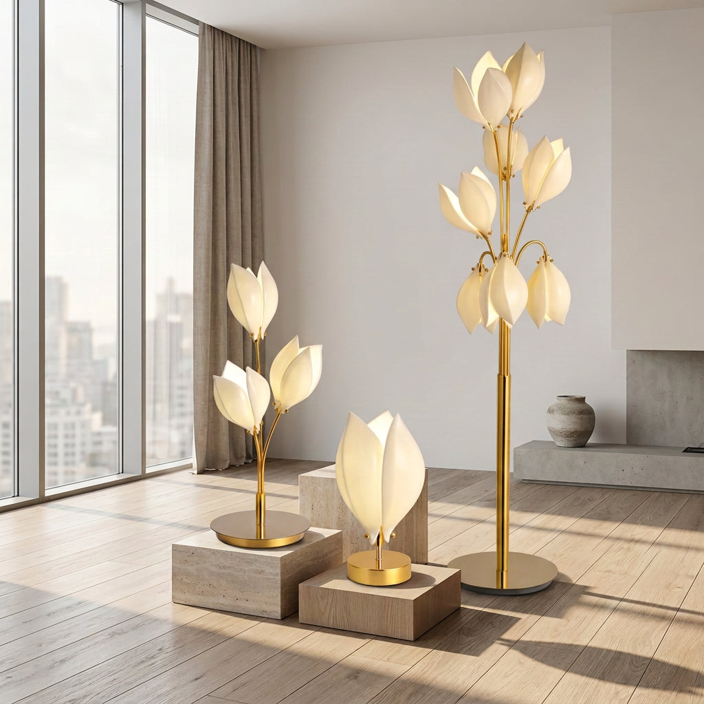 FIORITA Ceramic Magnolia  Lamp