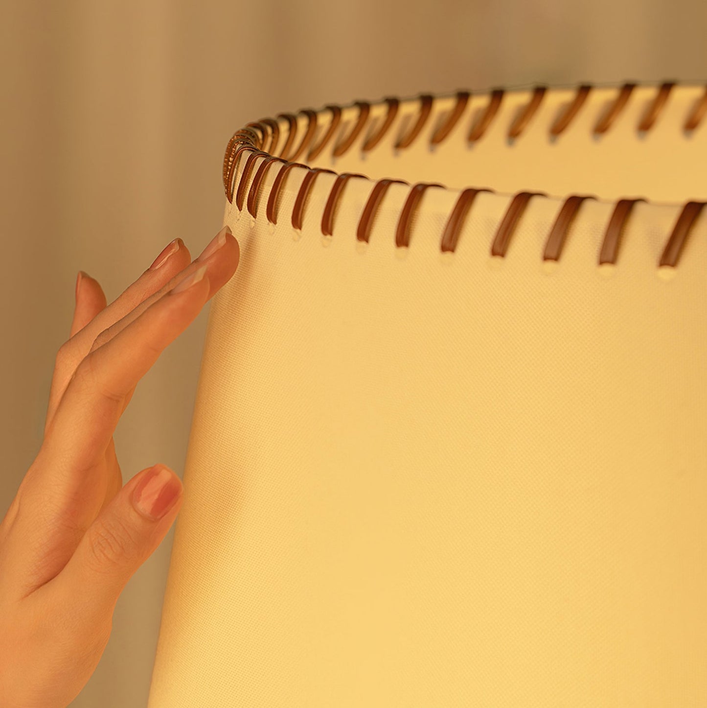 Handcrafted Walnut Floor Lamp