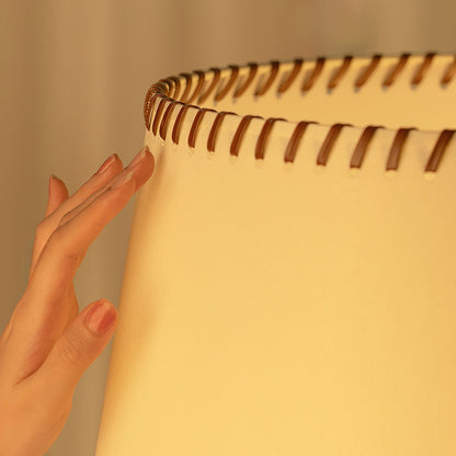 Handcrafted Walnut Floor Lamp