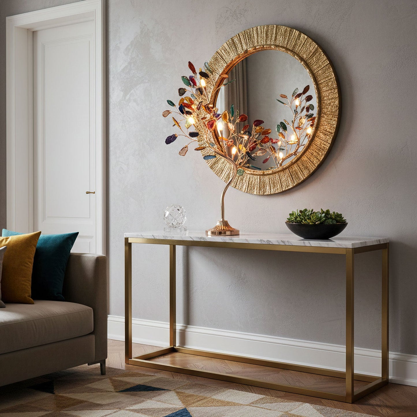 Villa Luxury Agate Chandelier