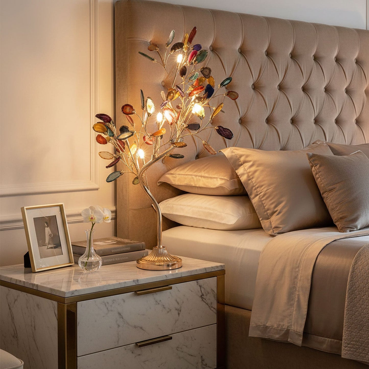 Villa Luxury Agate Chandelier