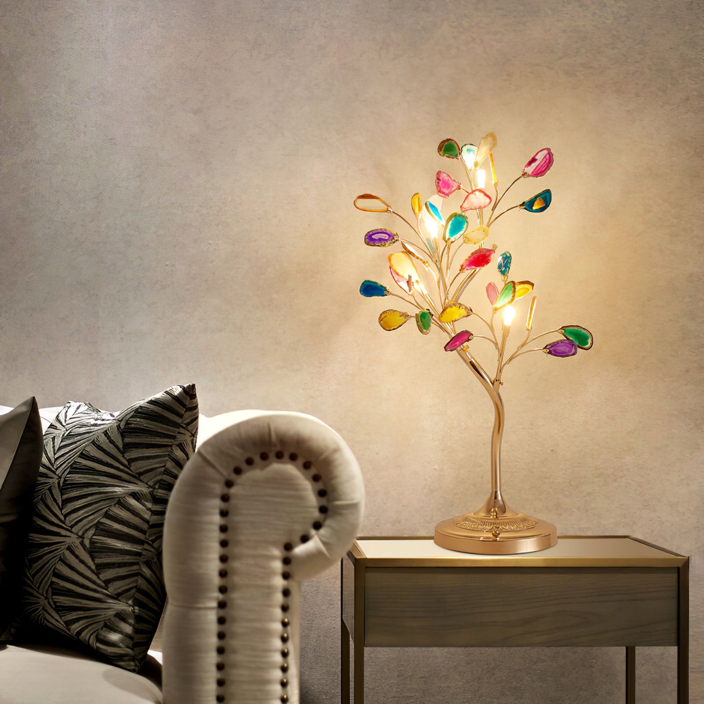 Villa Luxury Agate Chandelier