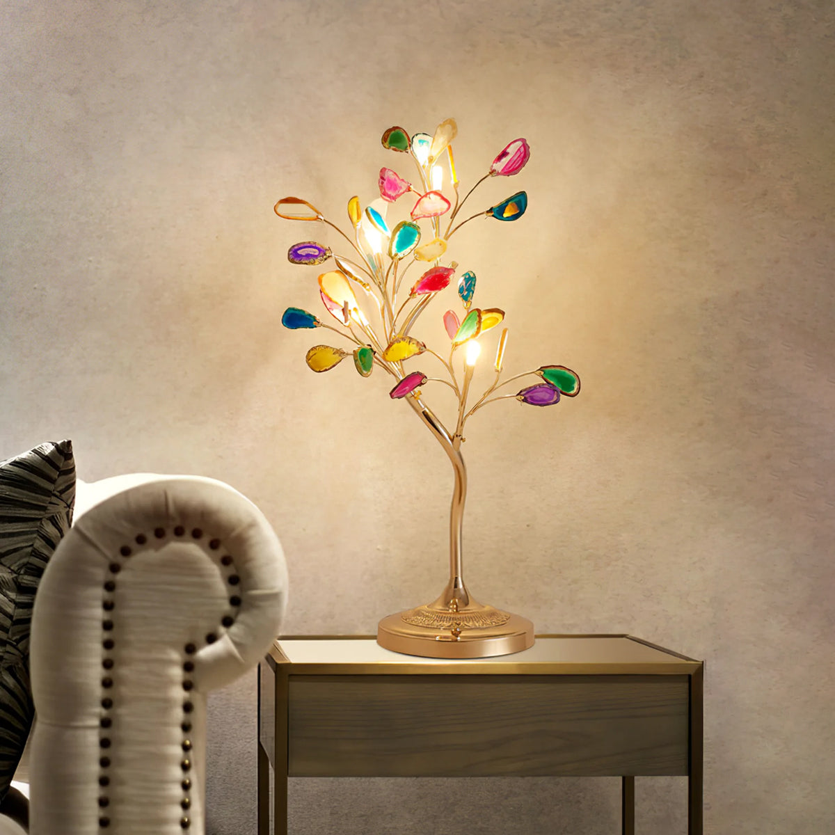 Villa Luxury Agate Chandelier