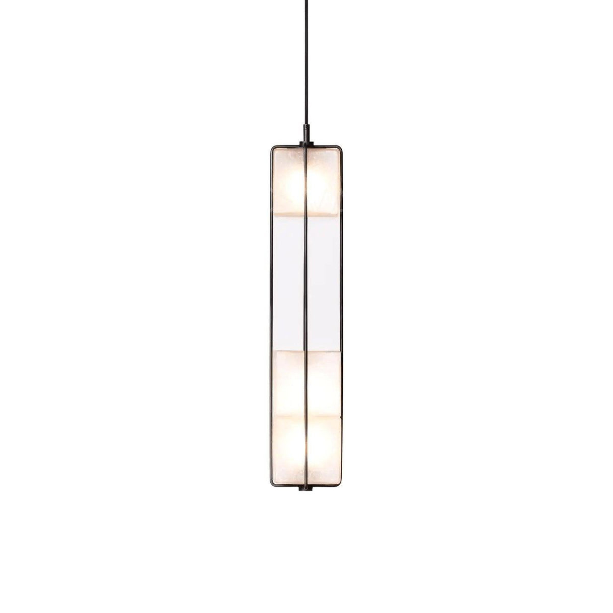 GHIACCIO Sandblasted Glass Cube Chandelier
