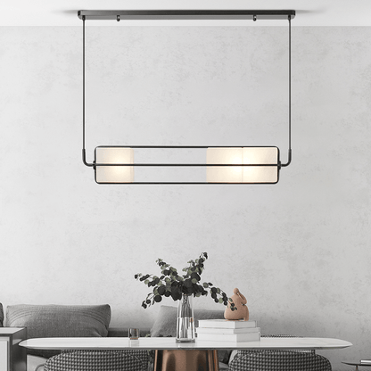 GHIACCIO Sandblasted Glass Cube Chandelier