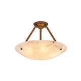 COPPELLA Alabaster Bowl Ceiling Light