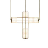 GHIACCIO Sandblasted Glass Cube Chandelier