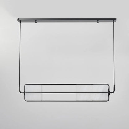 GHIACCIO Sandblasted Glass Cube Chandelier