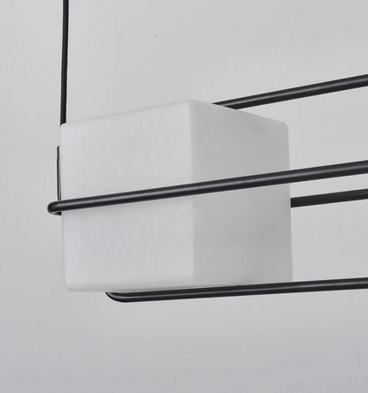 GHIACCIO Sandblasted Glass Cube Chandelier