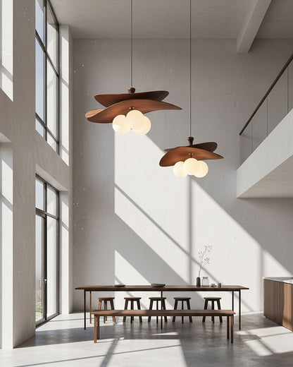 Rattan Weave Vintage Pendant Light