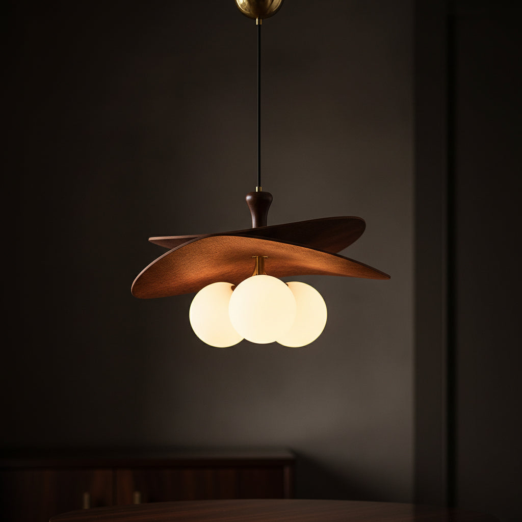 Rattan Weave Vintage Pendant Light
