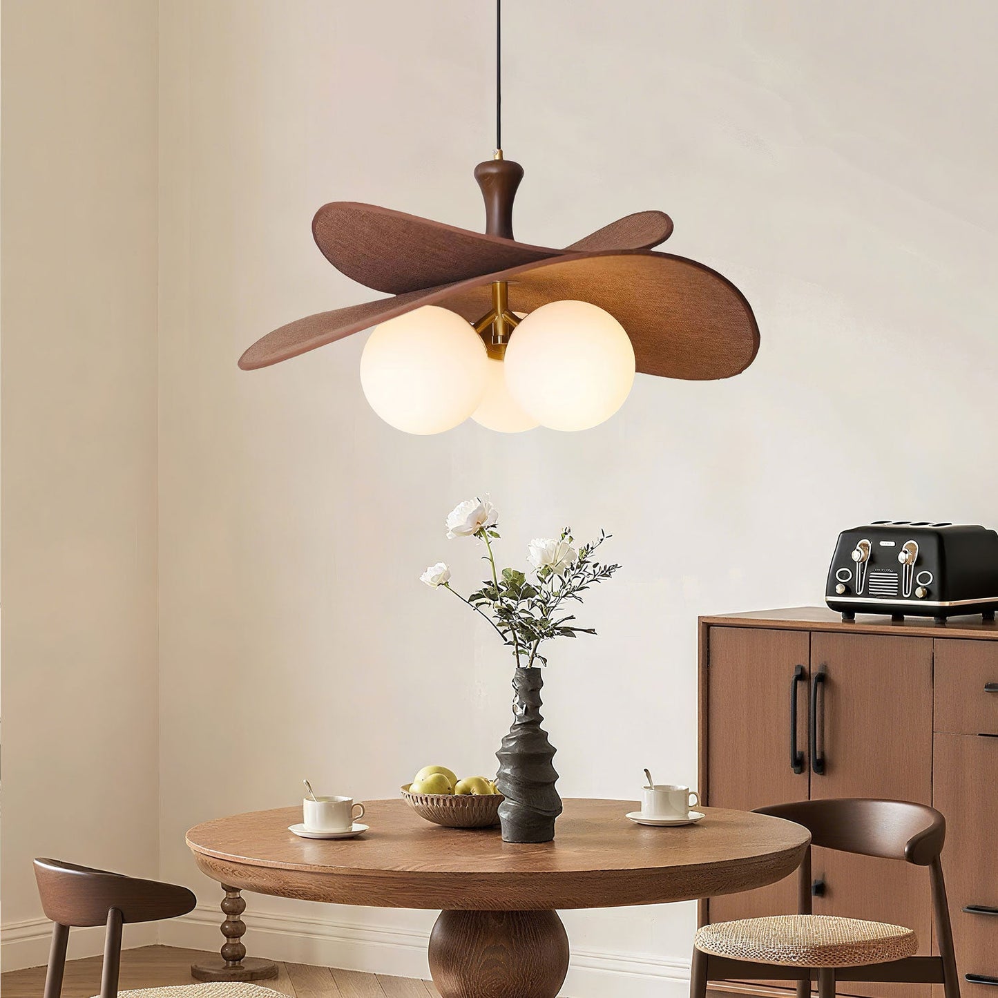 Rattan Weave Vintage Pendant Light