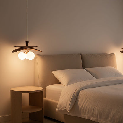 Rattan Weave Vintage Pendant Light