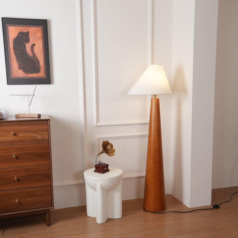 Luxury Wooden Floor Lamp