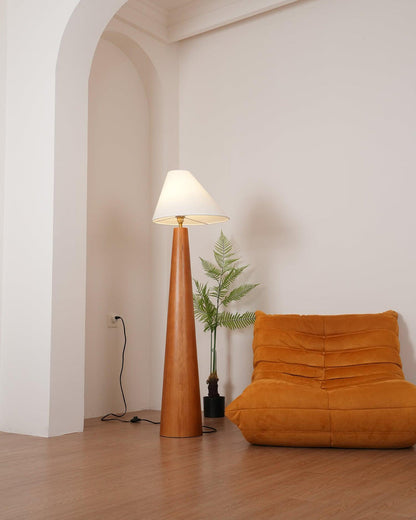 Luxury Wooden Floor Lamp