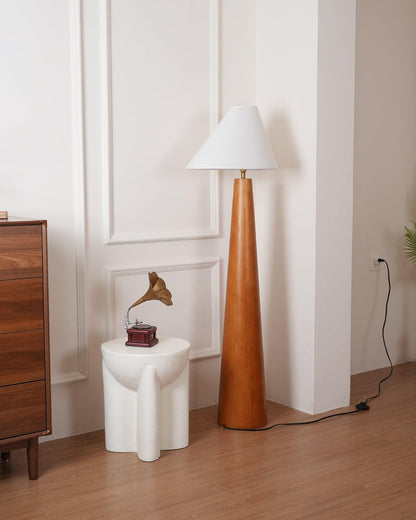Luxury Wooden Floor Lamp