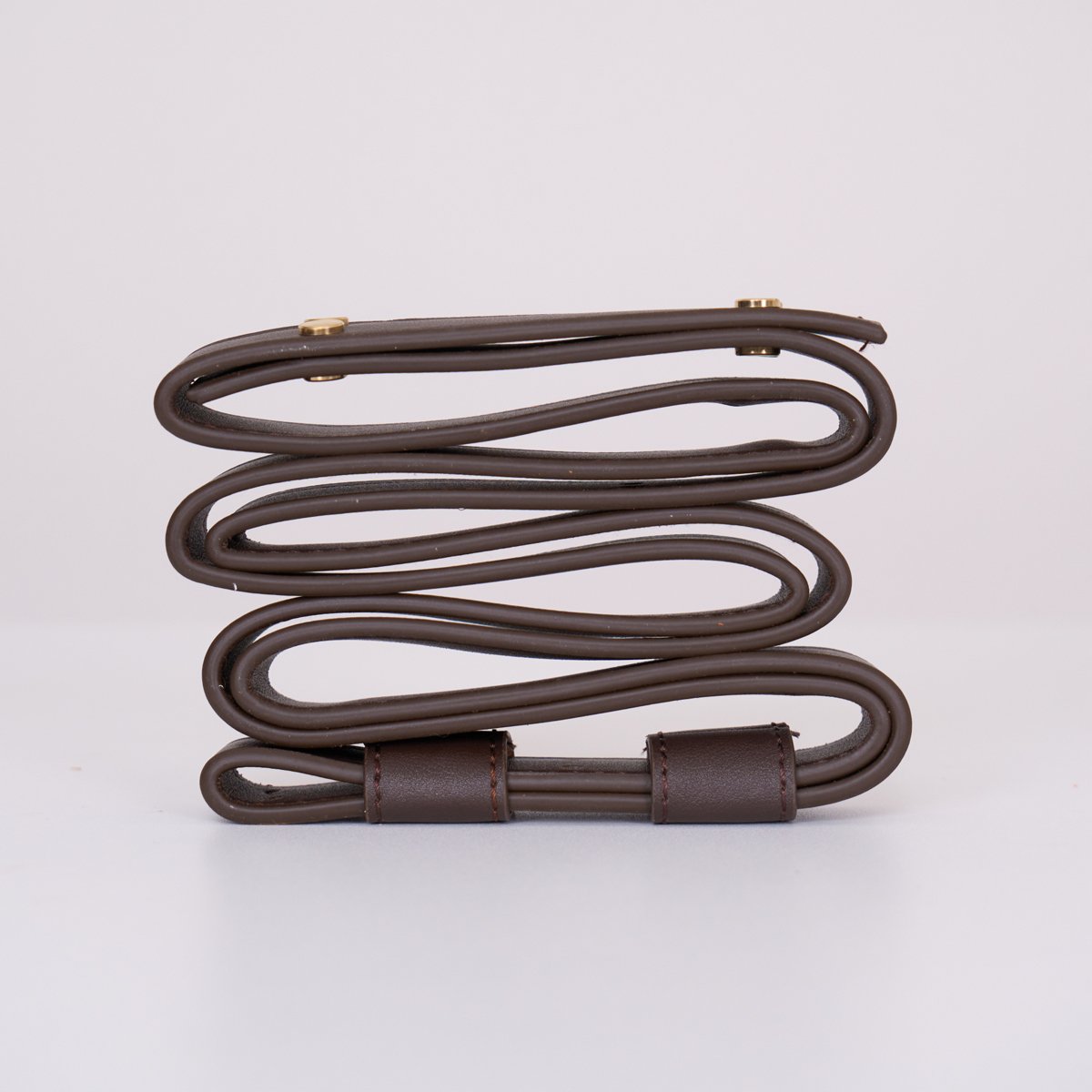 CUOIO Alabaster & Leather LED Linear Chandelier