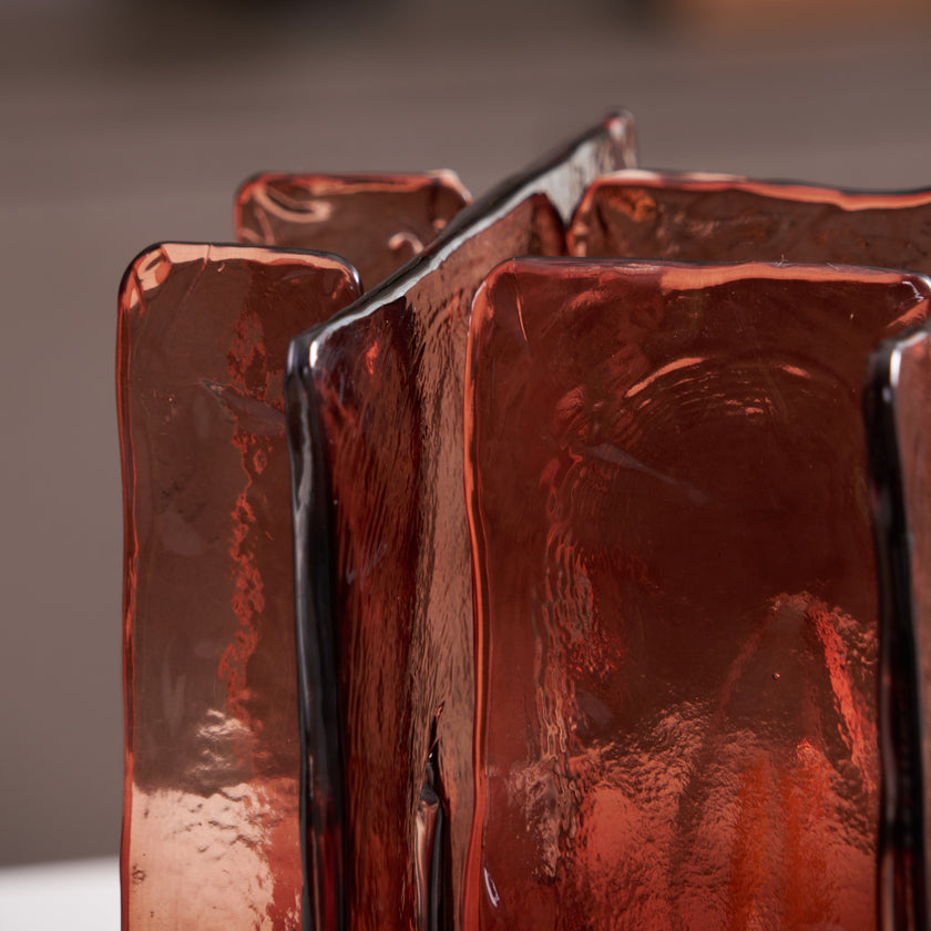 Amber Building Block Table Lamp